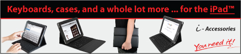 Keyboards, cases and a whole lot more... for the iPad