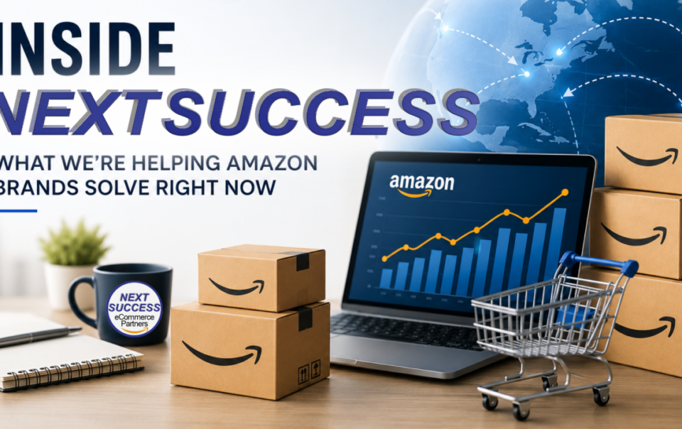 Next Success helps Amazon brands with listing optimization, advertising strategy, and cross-border expansion on Amazon.ca and Amazon.com.